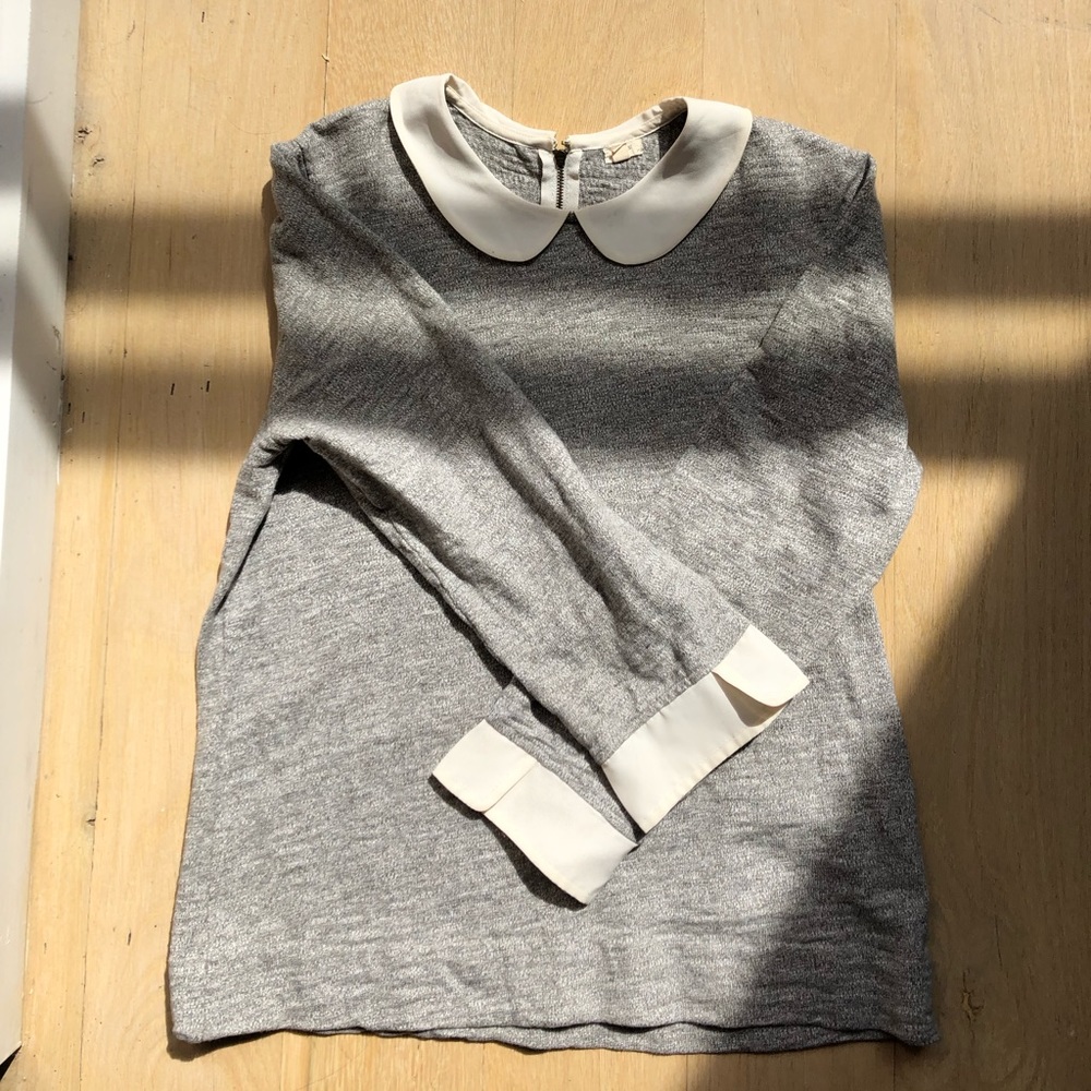 J.Crew Peter Pan Collar Top